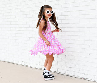 HAPPY DAISIES DREAM RUFFLE DRESS