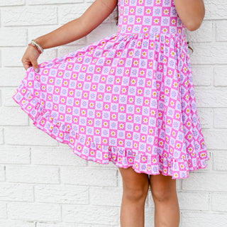 HAPPY DAISIES DREAM RUFFLE DRESS