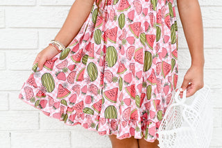 SLICE OF SUMMER DREAM RUFFLE DRESS