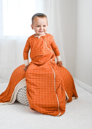 PUMPKIN GRID DREAM SLEEP SACK