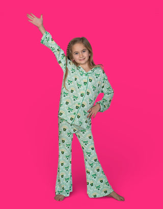 CLOVER & COINS DREAM GIRL'S FLARE SET