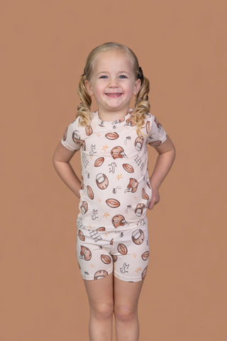 TINY TOUCHDOWN DREAM SHORT SET