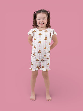 BEAR-Y BLOSSOMS DREAM RUFFLE SHORT SET