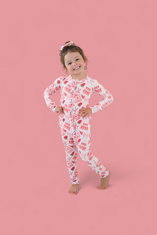 BERRY SWEET BIRTHDAY DREAM RUFFLE ROMPER