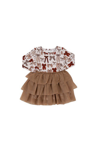 FALL FANCY LONG SLEEVE DREAM TUTU DRESS