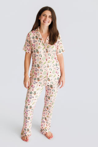 IN THE GARDEN WOMEN'S DREAM SHORT TOP FLARE SET