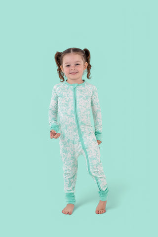 SEAFOAM TIE DYE DREAM ROMPER