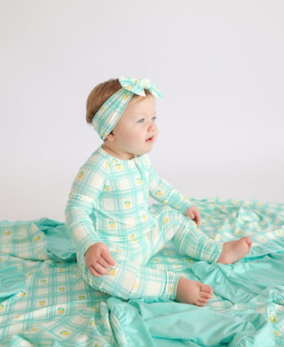 CITRUS GINGHAM DREAM ROMPER