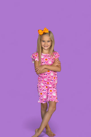 BERRY SWEET BOO DREAM RUFFLE SHORT SET