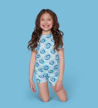 OCEAN WAVES TIE DYE DREAM SHORT SET