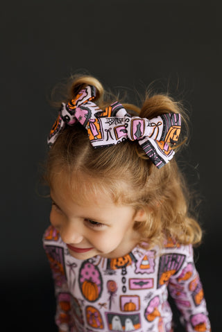 SPOOKY SWEETHEART DREAM BOW HAIR CLIPS