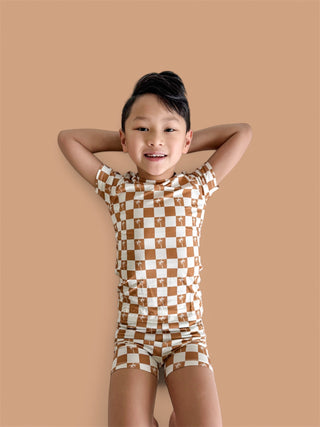 EXCLUSIVE SANDY BEACH CHECKERS DREAM SHORT SET