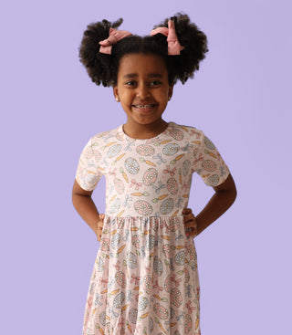 EASTER DAISY DREAM RUFFLE DRESS