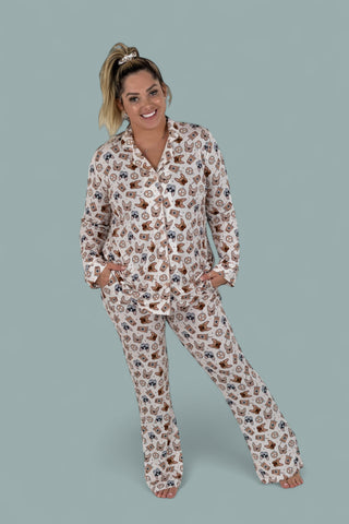 EXCLUSIVE PUP CUPS WOMEN'S RELAXED FLARE DREAM SET