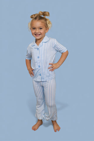 SEASIDE STRIPE DREAM GIRL'S FLARE SET