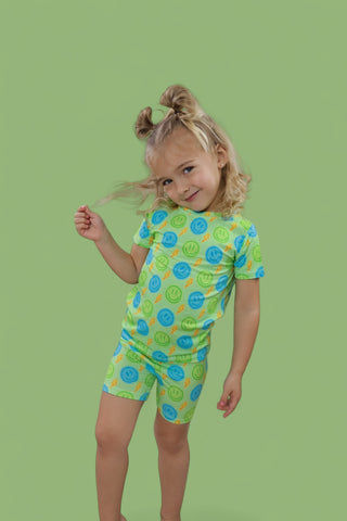 NEON SMILES DREAM SHORT SET