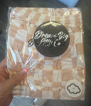 SANDY CHECKERS DREAM SMOCKED JUMPSUIT