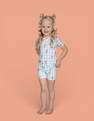 SPRING HARVEST CHECK DREAM SHORT SET