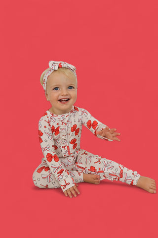 PITCH PERFECT BOWS DREAM RUFFLE ROMPER