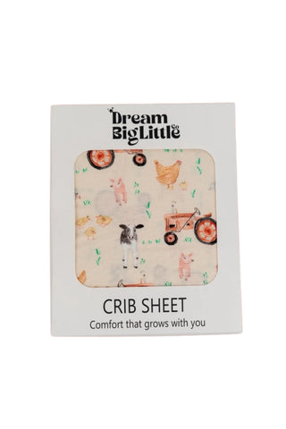 FARMYARD FRIENDS DREAM CRIB SHEET