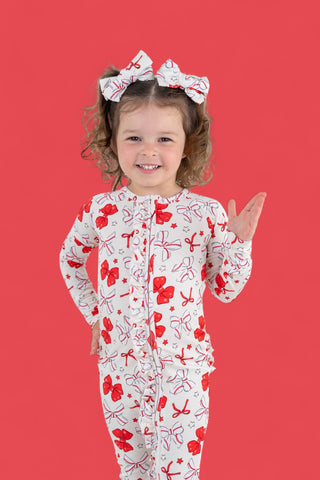 PITCH PERFECT BOWS DREAM RUFFLE ROMPER