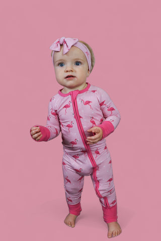 FLOCKING FLAMINGOS DREAM ROMPER