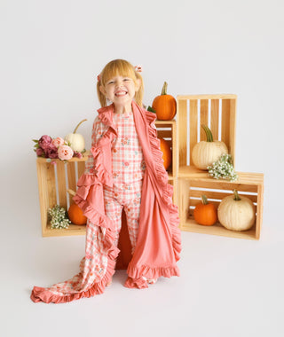 HARVEST BLOOMS DREAM RUFFLE BLANKET