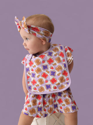 EXCLUSIVE PEANUT BUTTER JELLY TIME DREAM BABY BIB