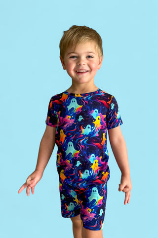 GLOWIN' GHOSTIES DREAM SHORT SET