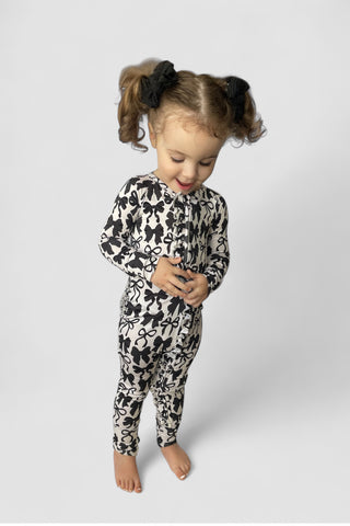 NEUTRAL BOWS DREAM RUFFLE ROMPER