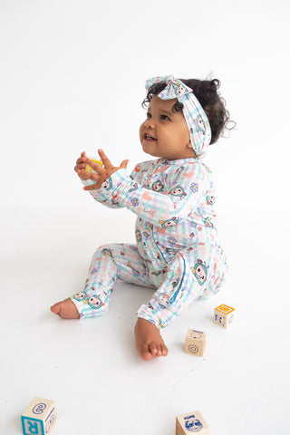 CoComelon x Dream Big Little Co SPRINGTIME MELON DREAM RUFFLE ROMPER