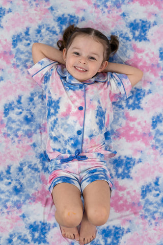 COTTON CANDY TIE DYE DREAM BLANKET
