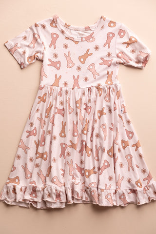 HOPPY EASTER DREAM RUFFLE DRESS