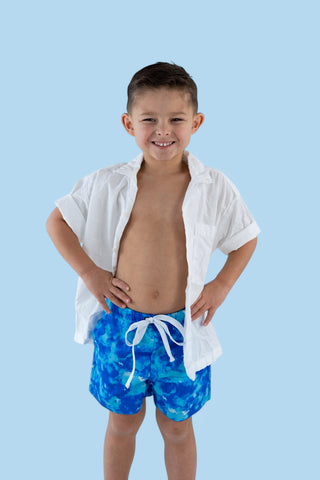 SAPPHIRE SEAS BOY'S DREAM SWIM TRUNKS