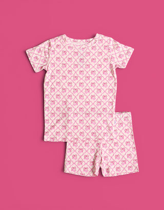 VINTAGE CHERRY CHARM DREAM SHORT SET