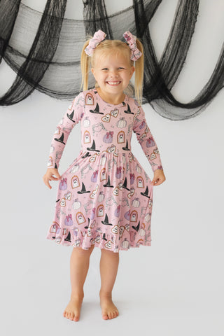 PRETTY LITTLE HAUNTS DREAM RUFFLE DRESS