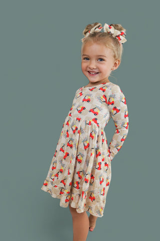 COZY COUPE CHRISTMAS DREAM RUFFLE DRESS