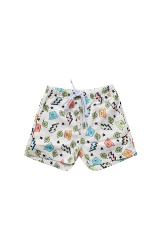 BOLTING TO THE BEACH BOY'S DREAM SWIM TRUNKS