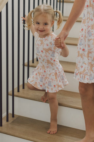KINSLEY'S BLOOM & BOOTS DREAM BODYSUIT DRESS