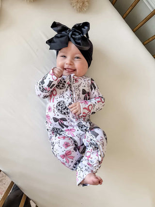 MIDNIGHT DISCO DARLING DREAM RUFFLE ROMPER