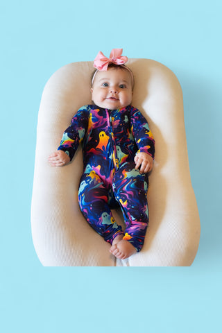 GLOWIN' GHOSTIES DREAM ROMPER