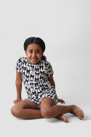 NEUTRAL BOWS DREAM SHORT SET