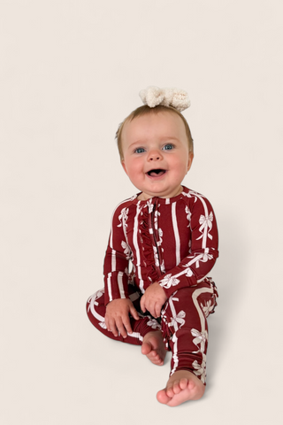 MISTLE-BOWS DREAM RUFFLE ROMPER