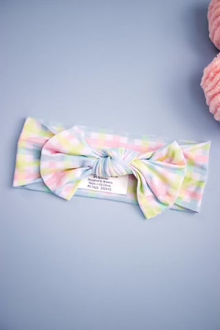 SPRING GINGHAM DREAM BOW