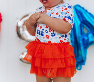 GROOVIN' USA DREAM TUTU BODYSUIT DRESS