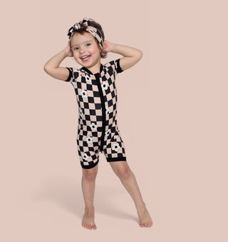 RETRO DAISY CHECKS DREAM SHORTIE