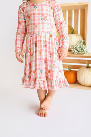 HARVEST BLOOMS DREAM RUFFLE DRESS