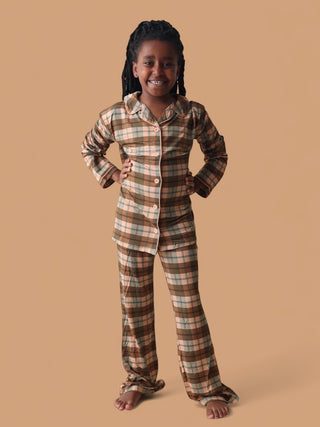 HARVEST TARTAN DREAM GIRL'S FLARE SET