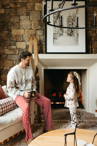 COZY CHALET DREAM GIRL'S FLARE SET