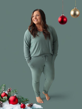 SAGE RIB WOMEN’S JOGGER DREAM SET